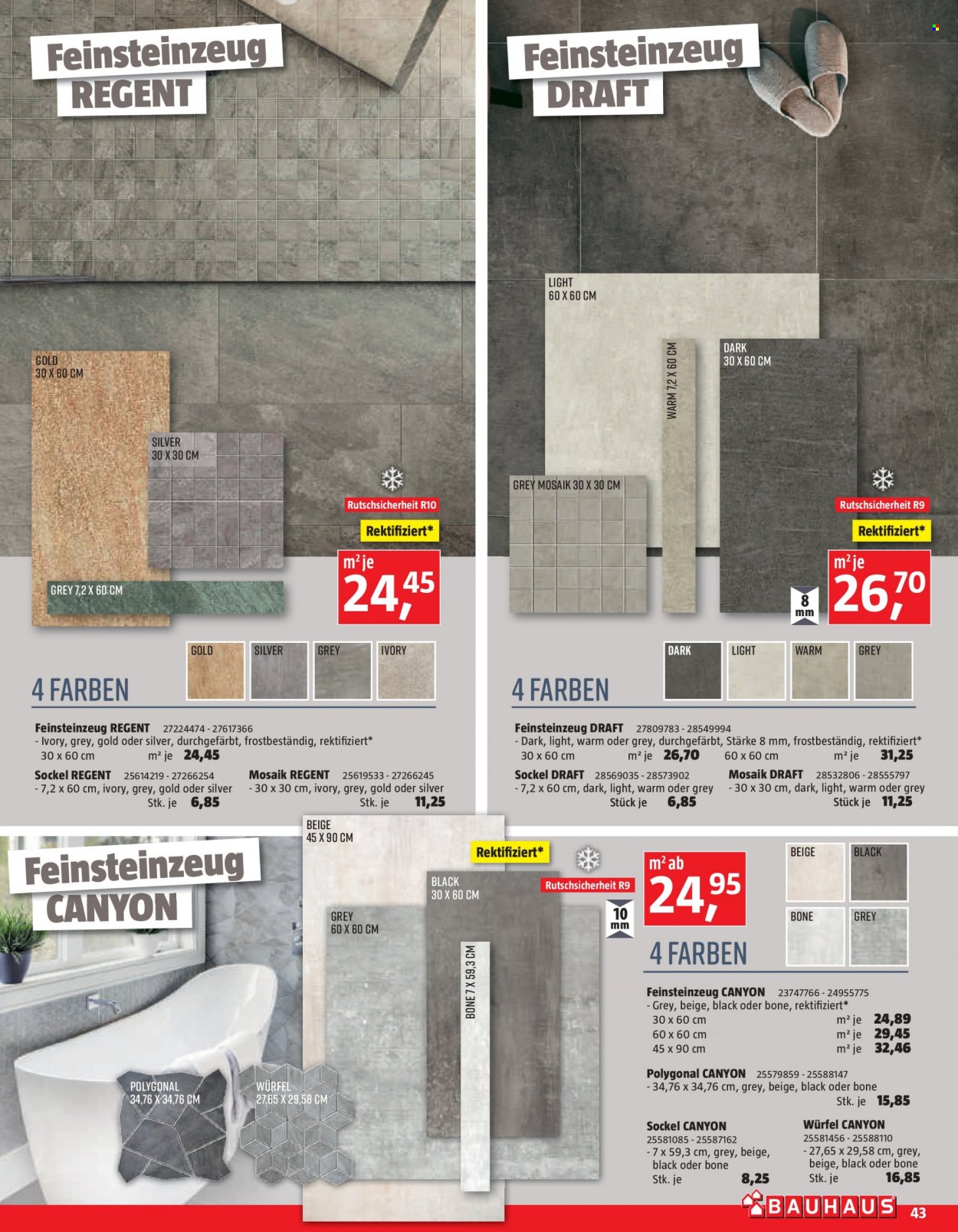 Angebote Bauhaus - 1.5.2022 - 31.5.2022. Seite 43.