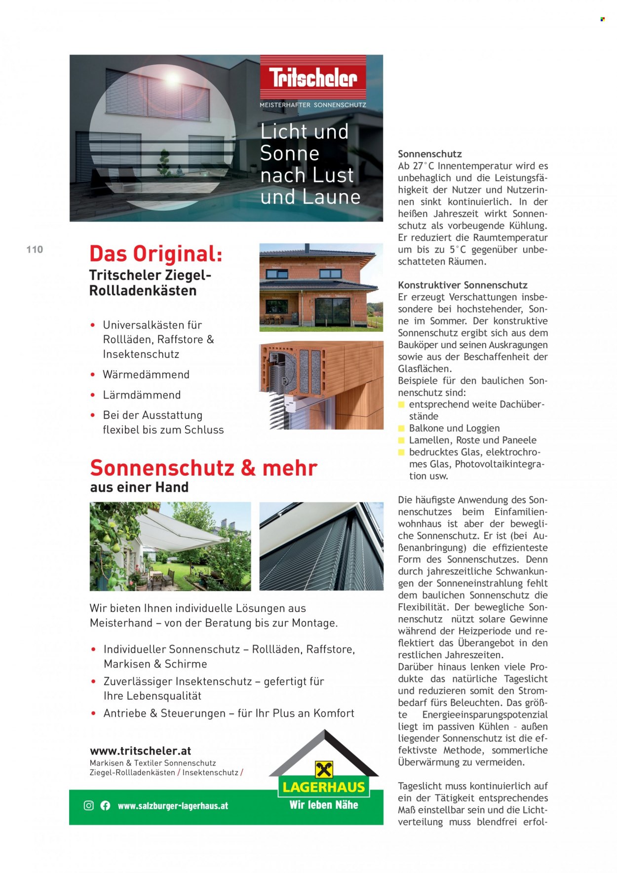 Angebote Salzburger Lagerhaus. Seite 112.