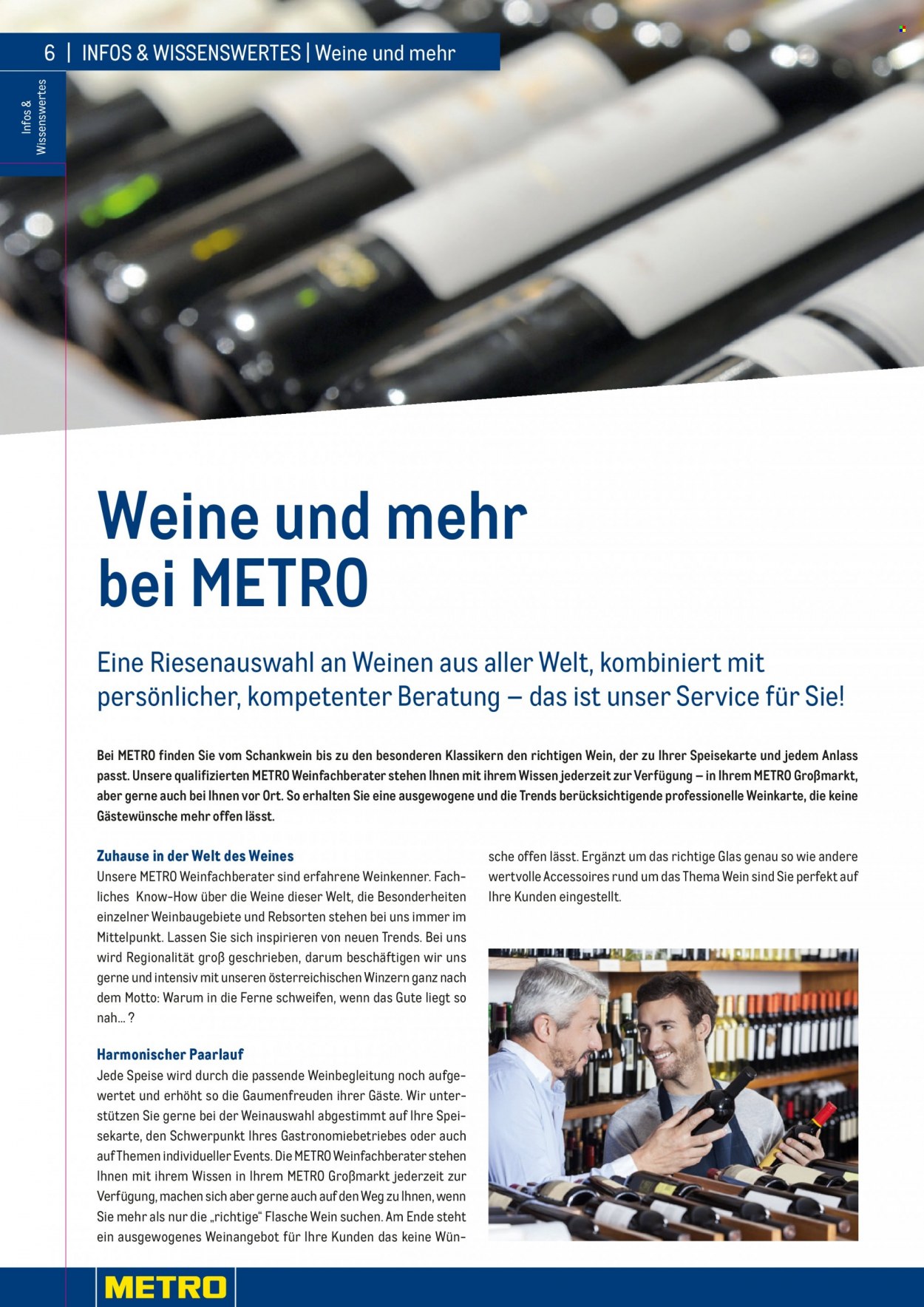 Angebote Metro - 7.9.2022 - 30.4.2023 - Verkaufsprodukte - Wein, Alkohol. Seite 6.
