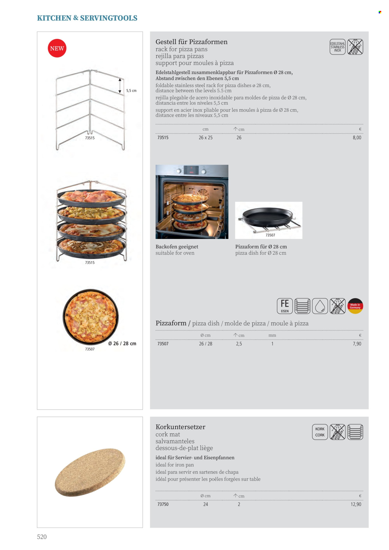 Angebote Metro - Verkaufsprodukte - Pizza, Liege. Seite 520.