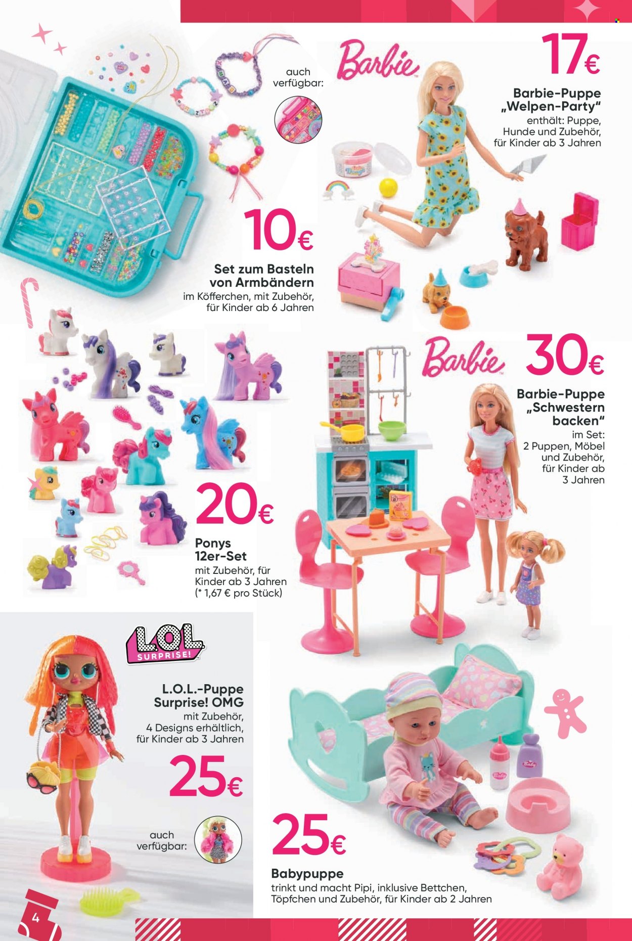 Angebote Pepco - Verkaufsprodukte - Barbie, Puppe, Töpfchen. Seite 4.