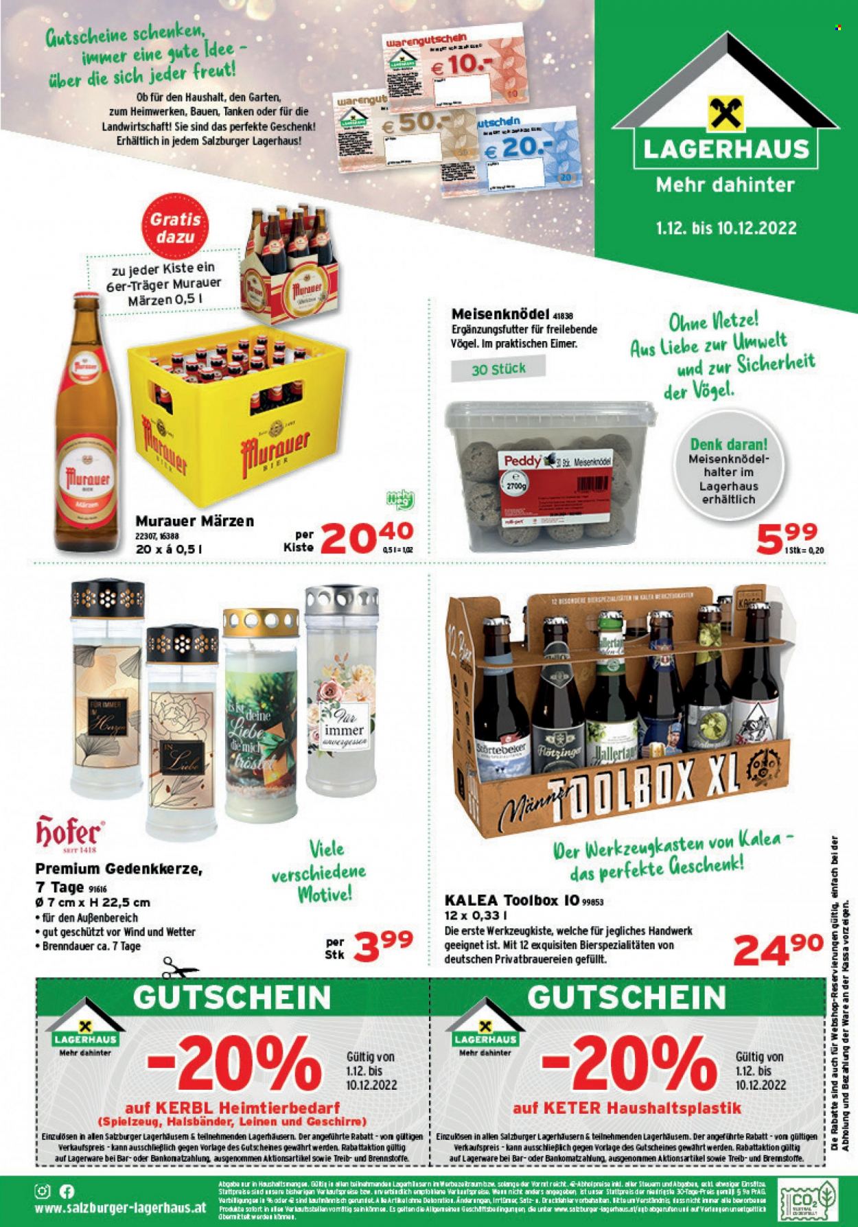 Angebote Salzburger Lagerhaus - 1.12.2022 - 10.12.2022. Seite 16.