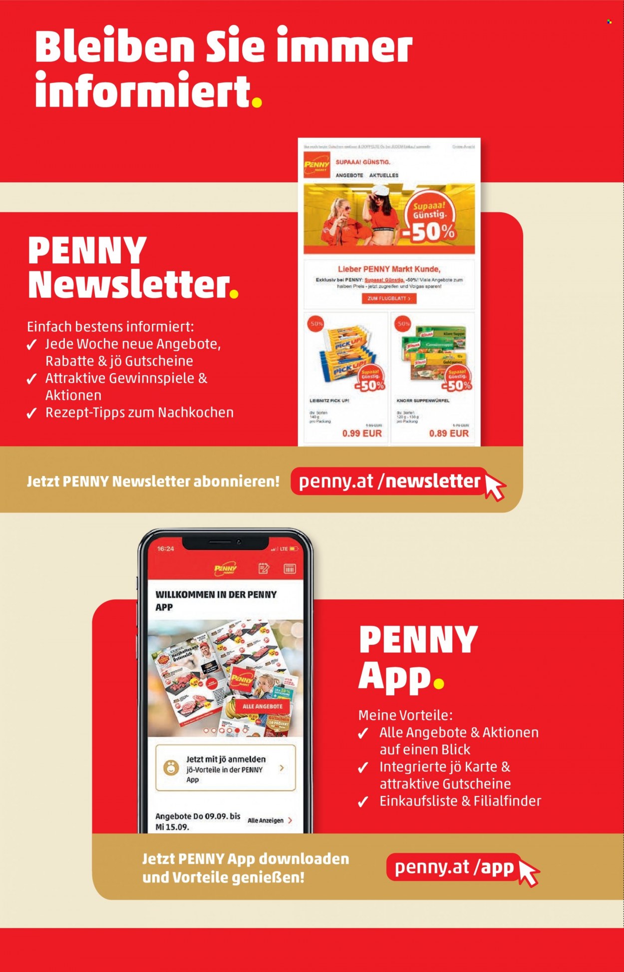 Angebote Penny - 25.5.2023 - 31.5.2023 - Verkaufsprodukte - Suppe, Knorr, Pick Up!. Seite 29.