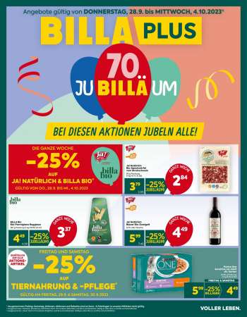 Flugblätter Billa Plus Wiener Neustadt