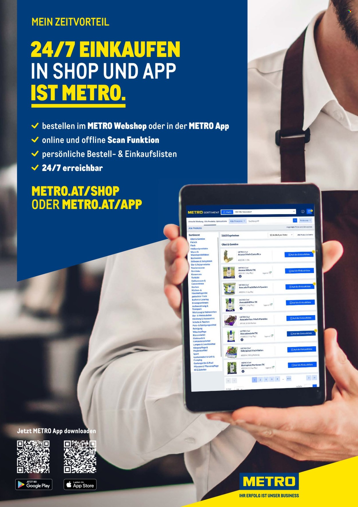 Angebote Metro. Seite 1