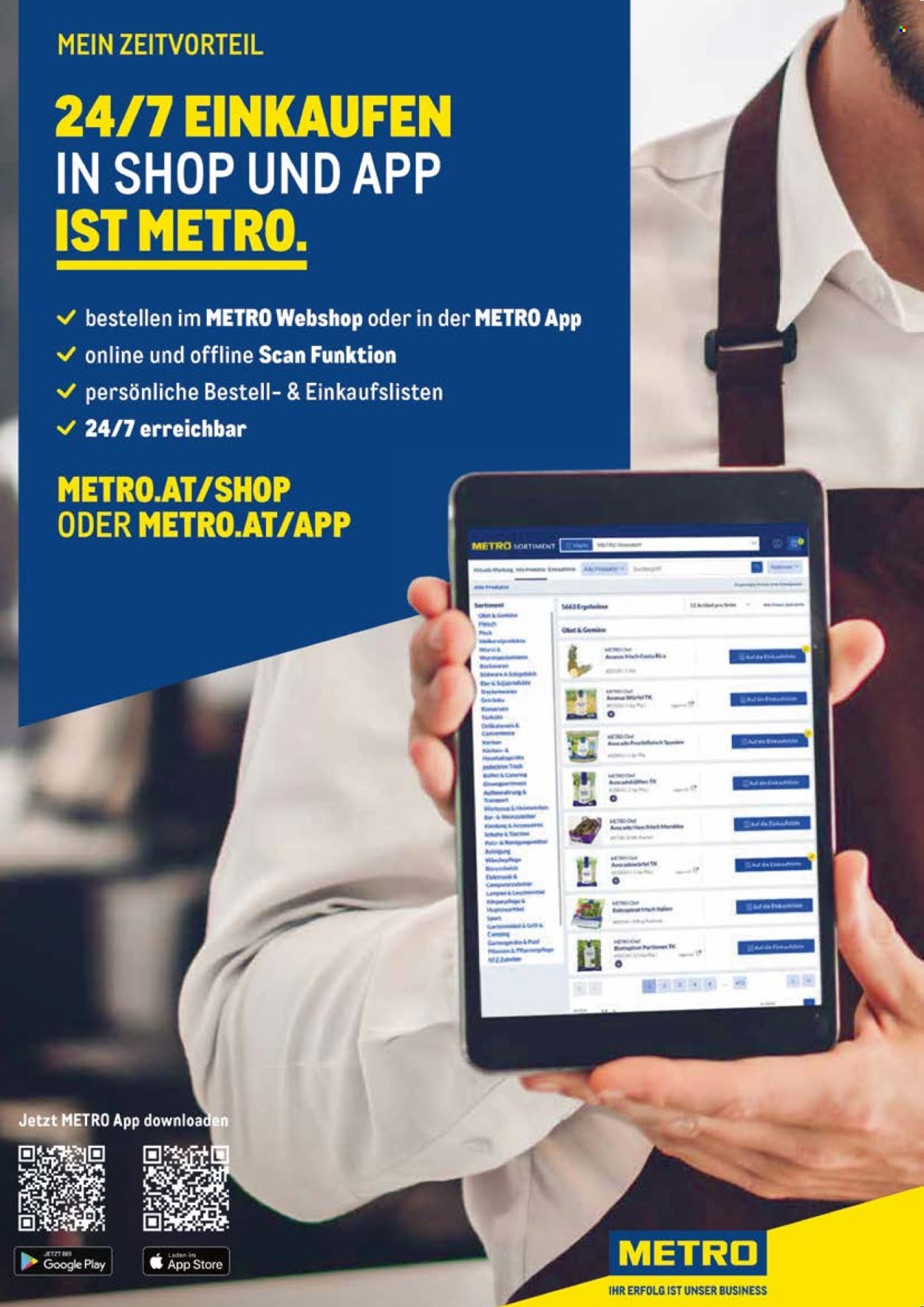 Angebote Metro. Seite 1
