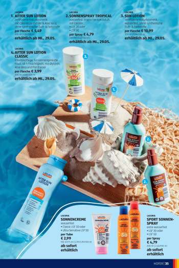 thumbnail - Körpermilch und -cremes, Sonnenschutzmittel