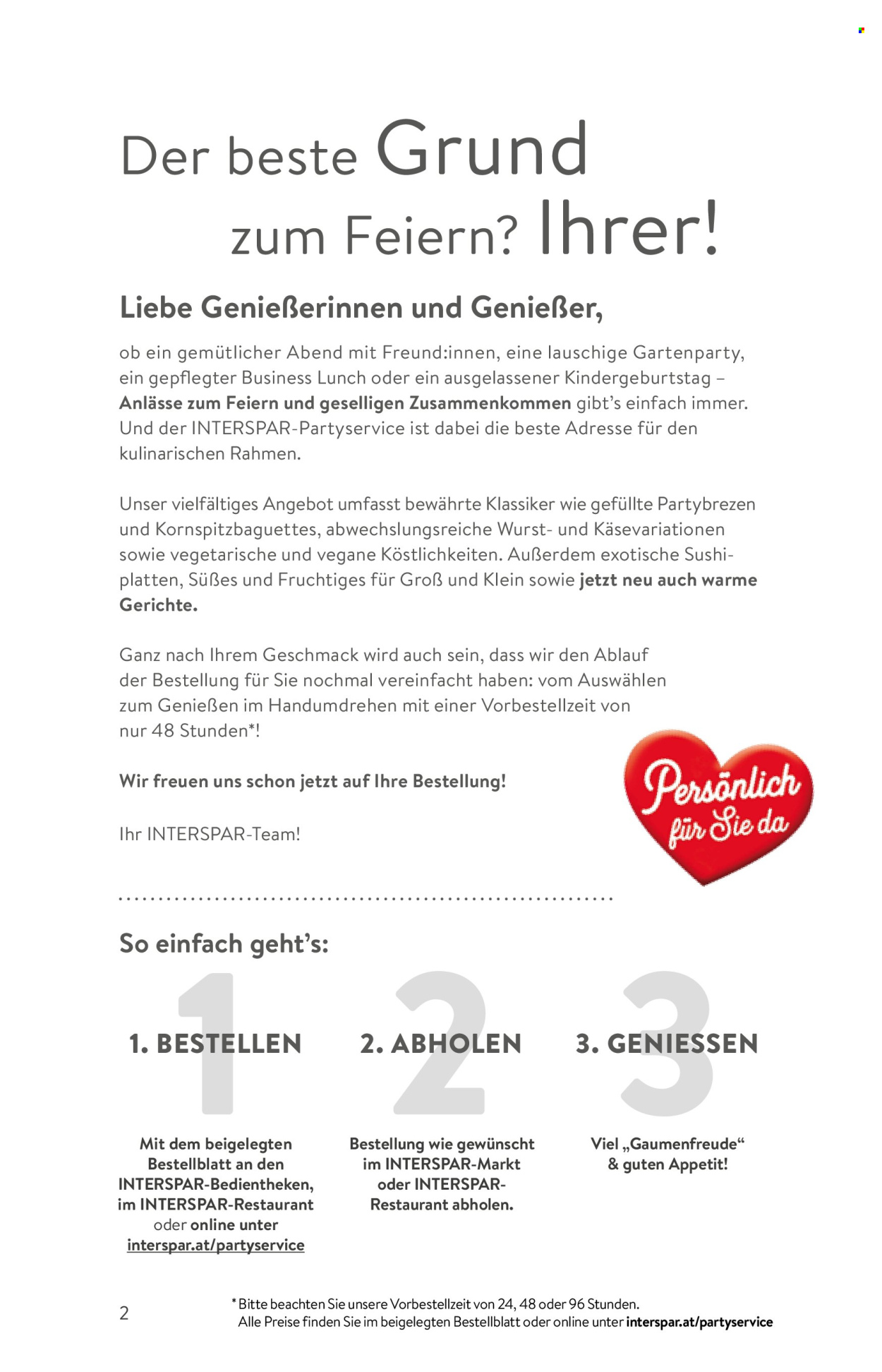 Angebote INTERSPAR. Seite 1