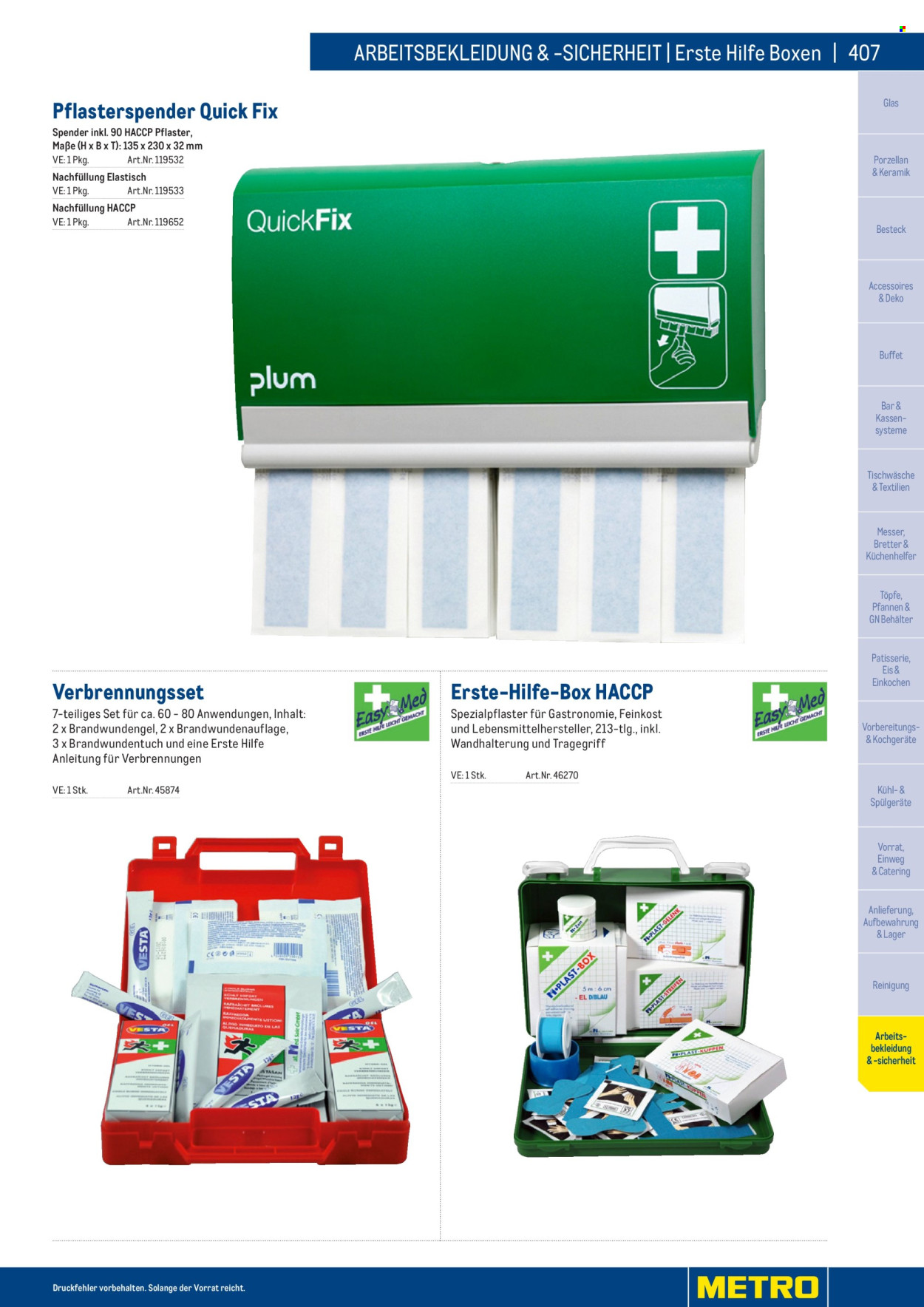 Angebote Metro. Seite 1