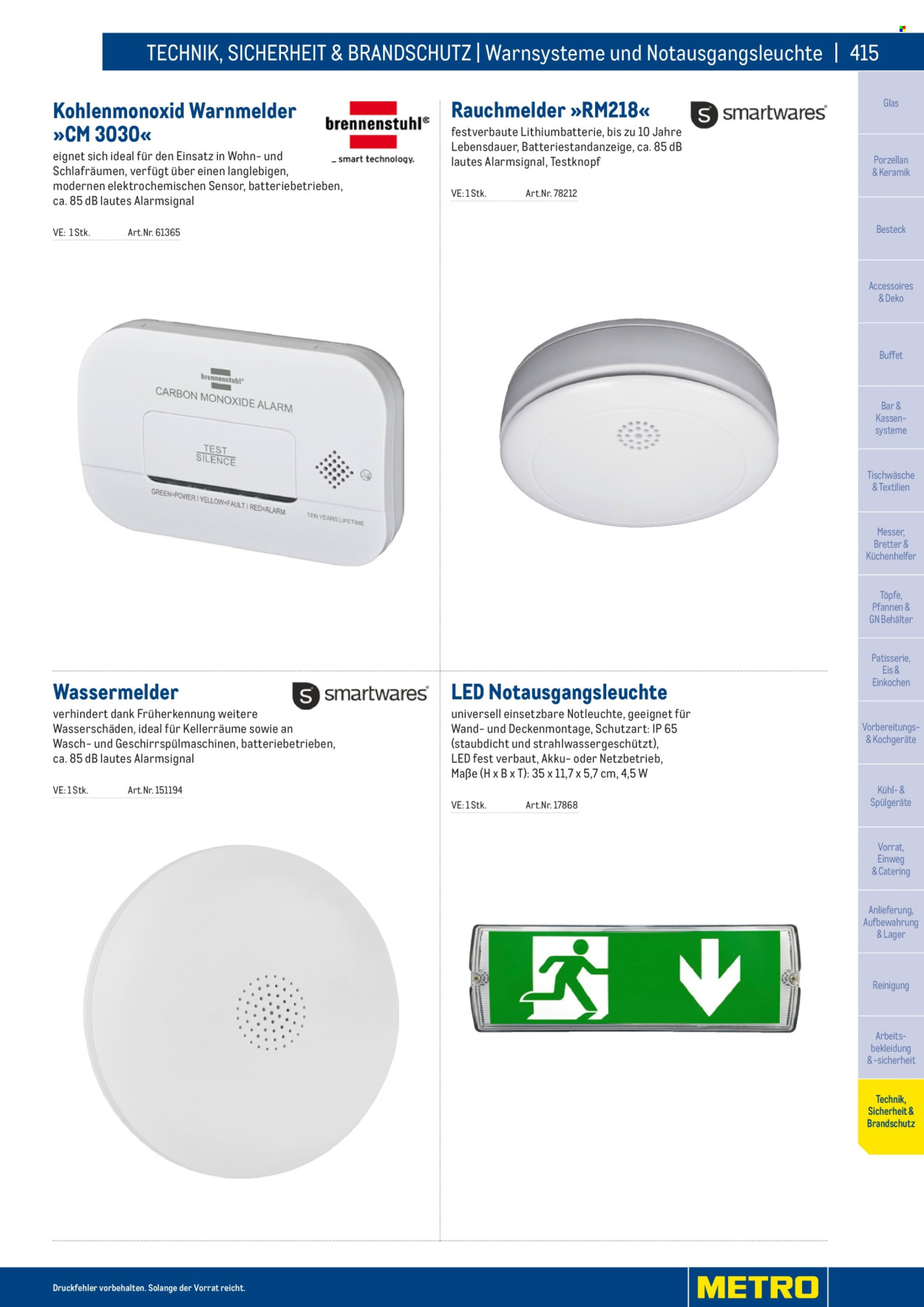 Angebote Metro. Seite 1