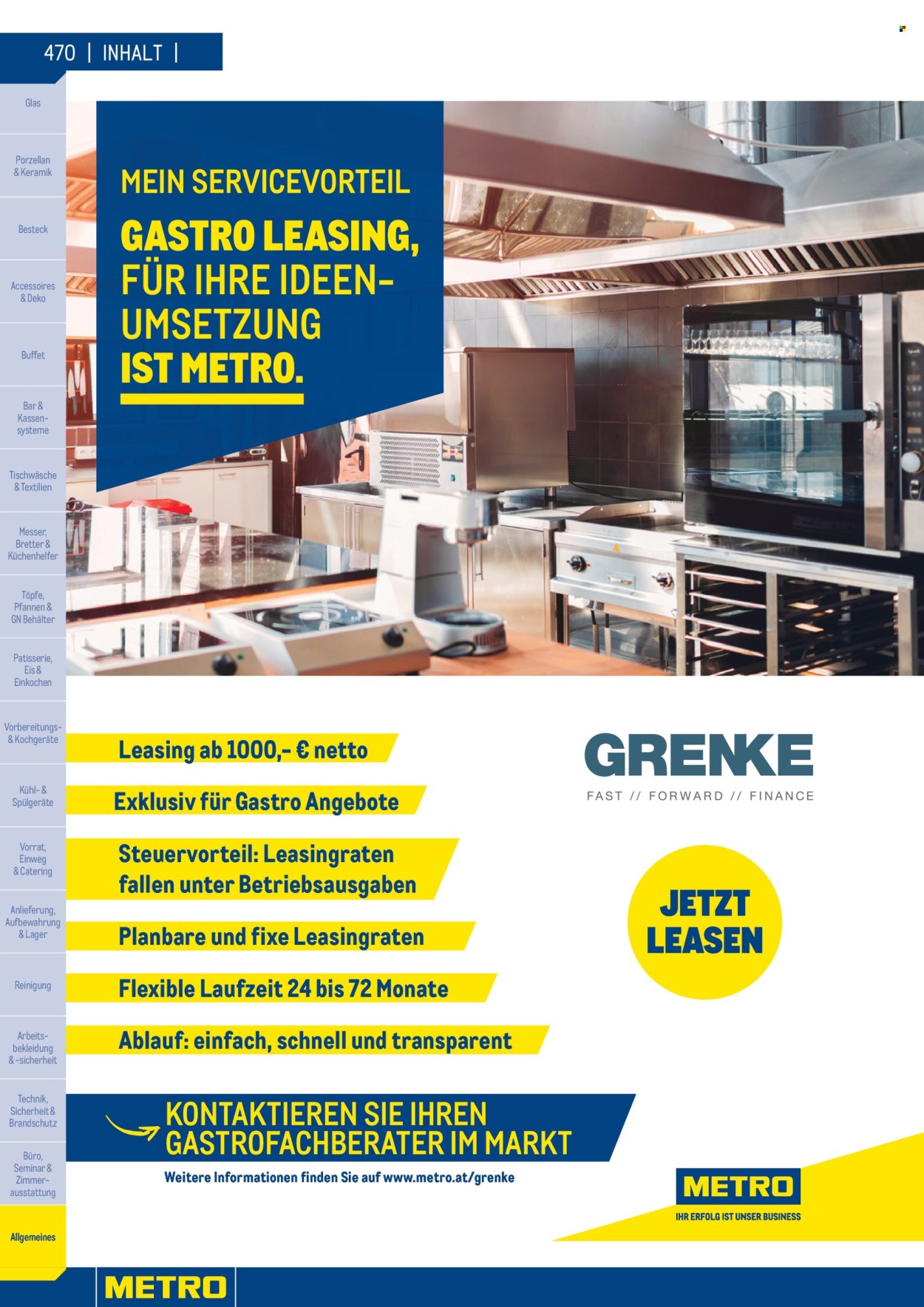 Angebote Metro. Seite 1