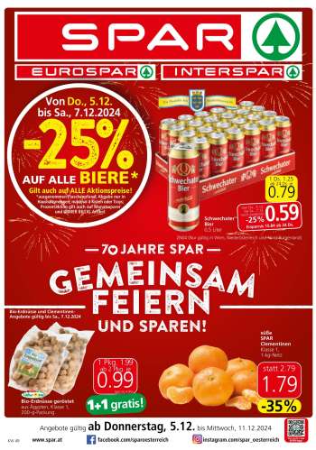 Angebote SPAR - 5.12.2024 - 11.12.2024.