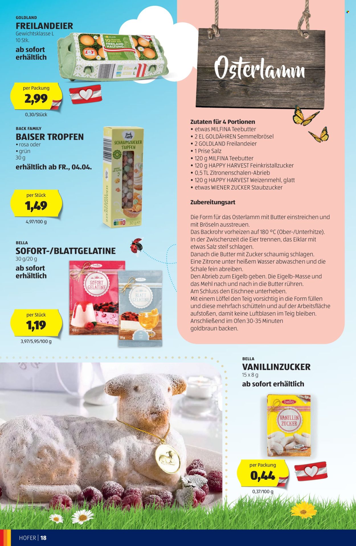 Angebote Hofer. Seite 1