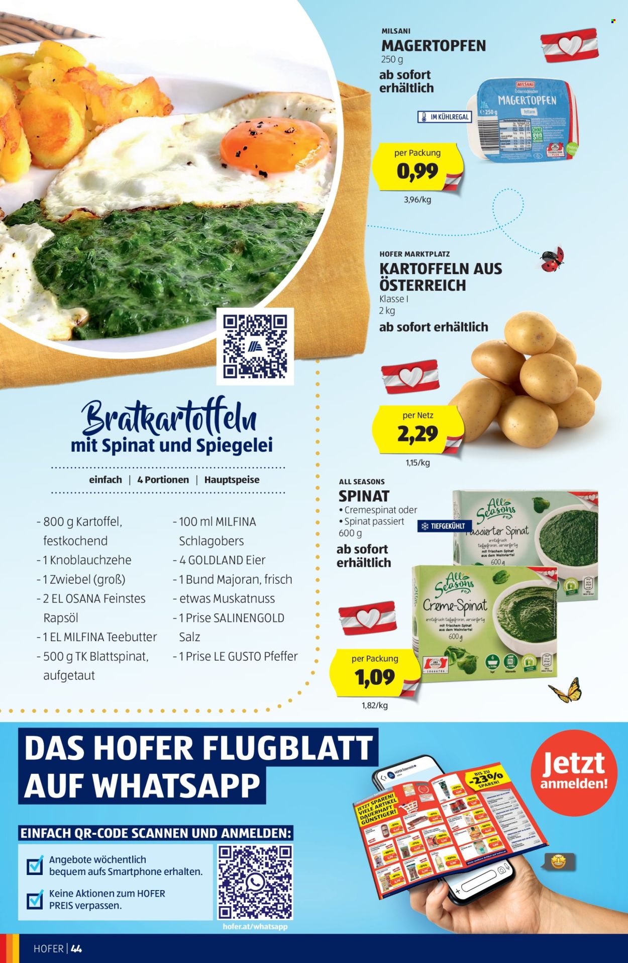 Angebote Hofer. Seite 1