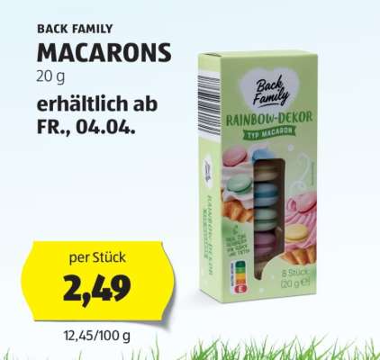 BACK FAMILY MACARONS