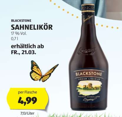 BLACKSTONE SAHNELIKÖR