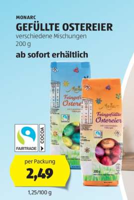 MONARC GEFÜLLTE OSTEREIER