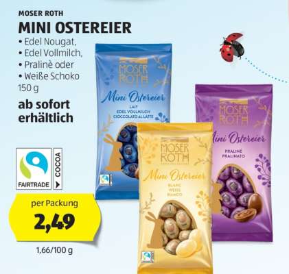 MOSER ROTH MINI OSTEREIER