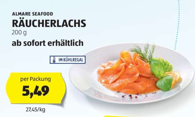 ALMARE SEAFOOD RÄUCHERLACHS 200 g