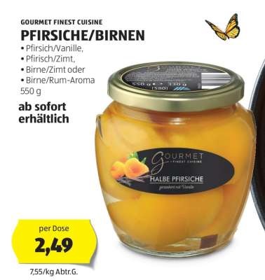 PFIRSICHE/BIRNEN