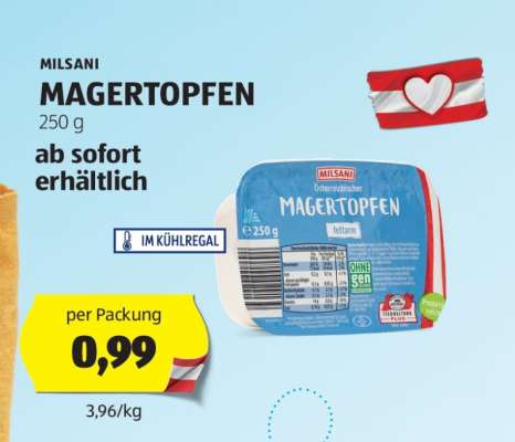 MILSANI MAGERTOPFEN
