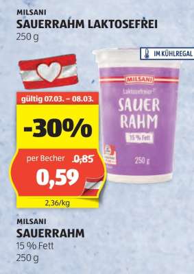 MILSANI SAUERRAHM LAKTOSEFREI