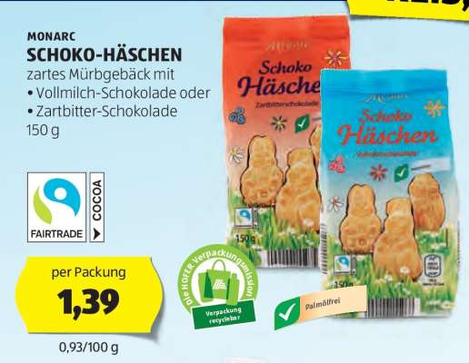 MONARC SCHOKO-HÄSCHEN