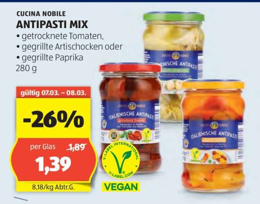 CUCINA NOBILE ANTIPASTI MIX