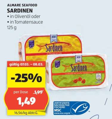 Sardinen