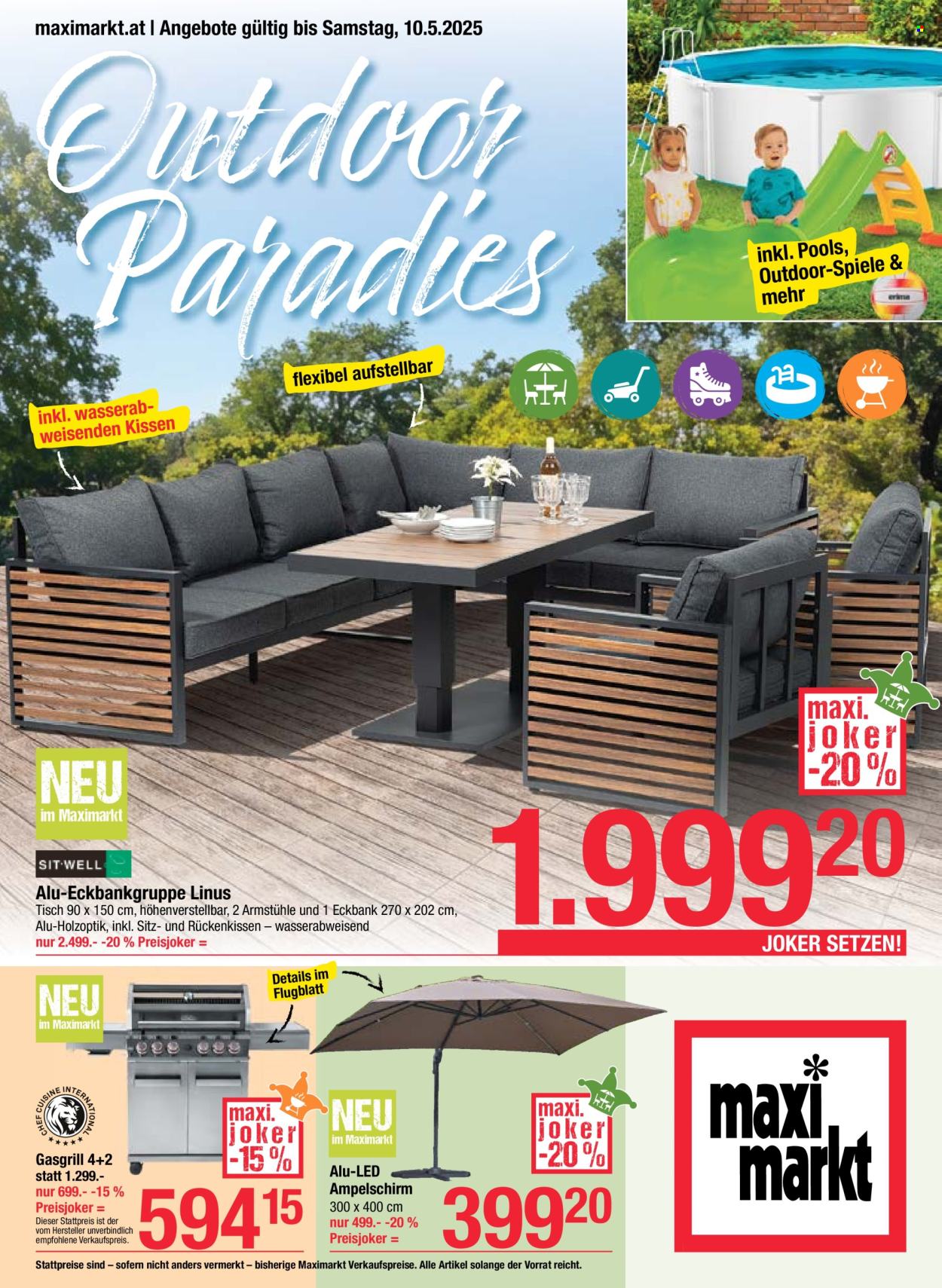 Angebote Maximarkt - 31.3.2025 - 10.5.2025. Seite 1