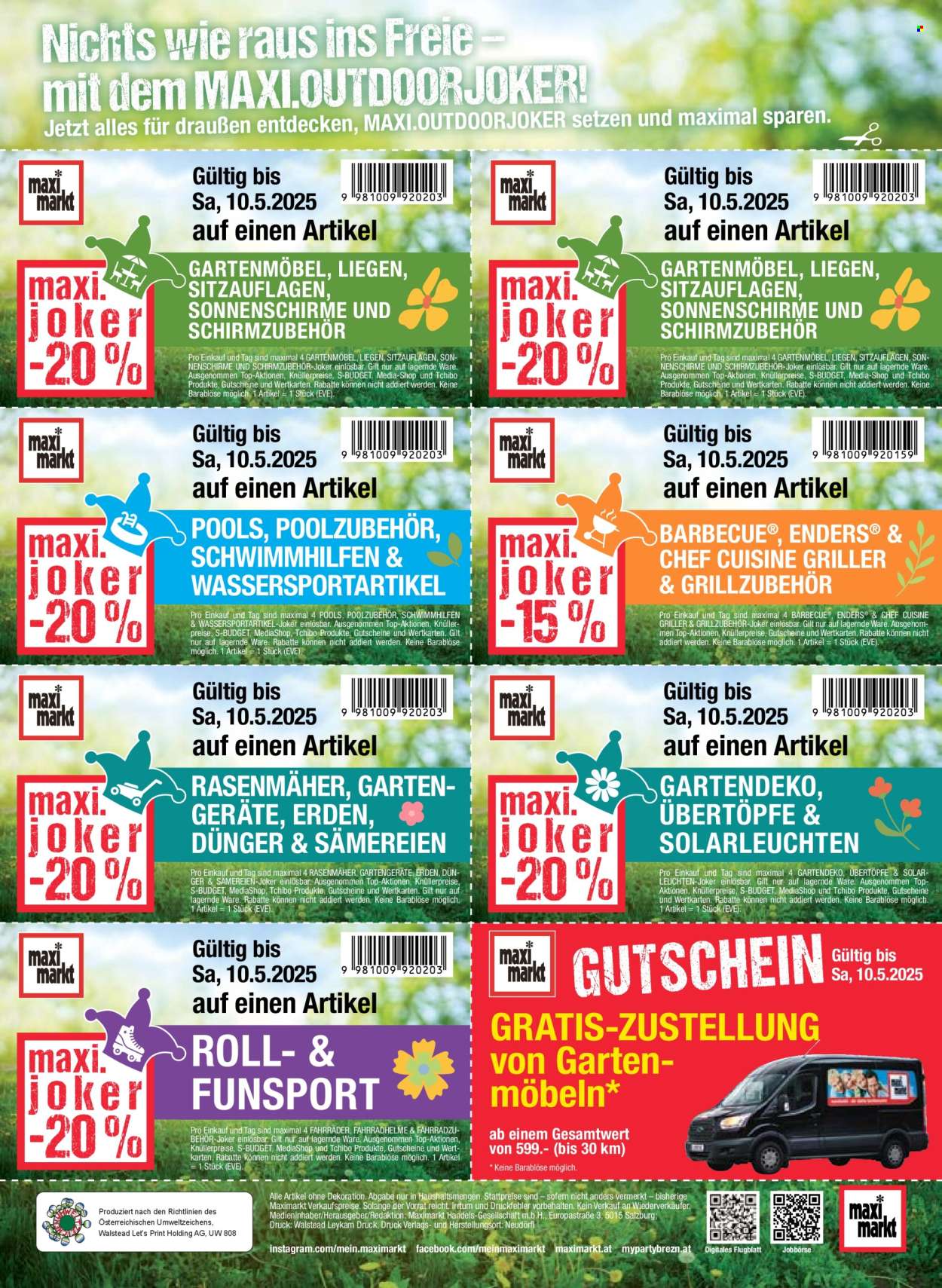 Angebote Maximarkt - 31.3.2025 - 10.5.2025. Seite 1