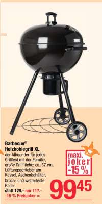 Barbecue® Holzkohlegrill XL