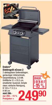 Enders® Elektrogrill eCrave 2