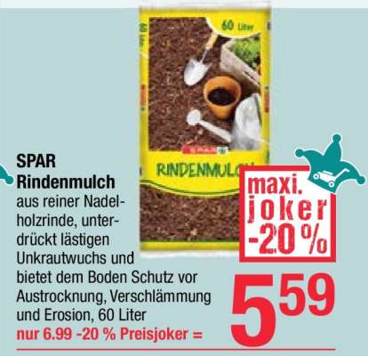 SPAR Rindenmulch