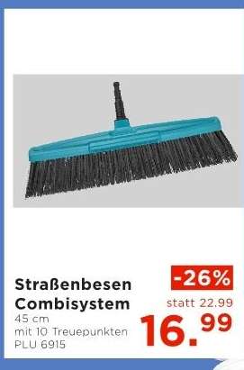 Straßenbesen Combisystem