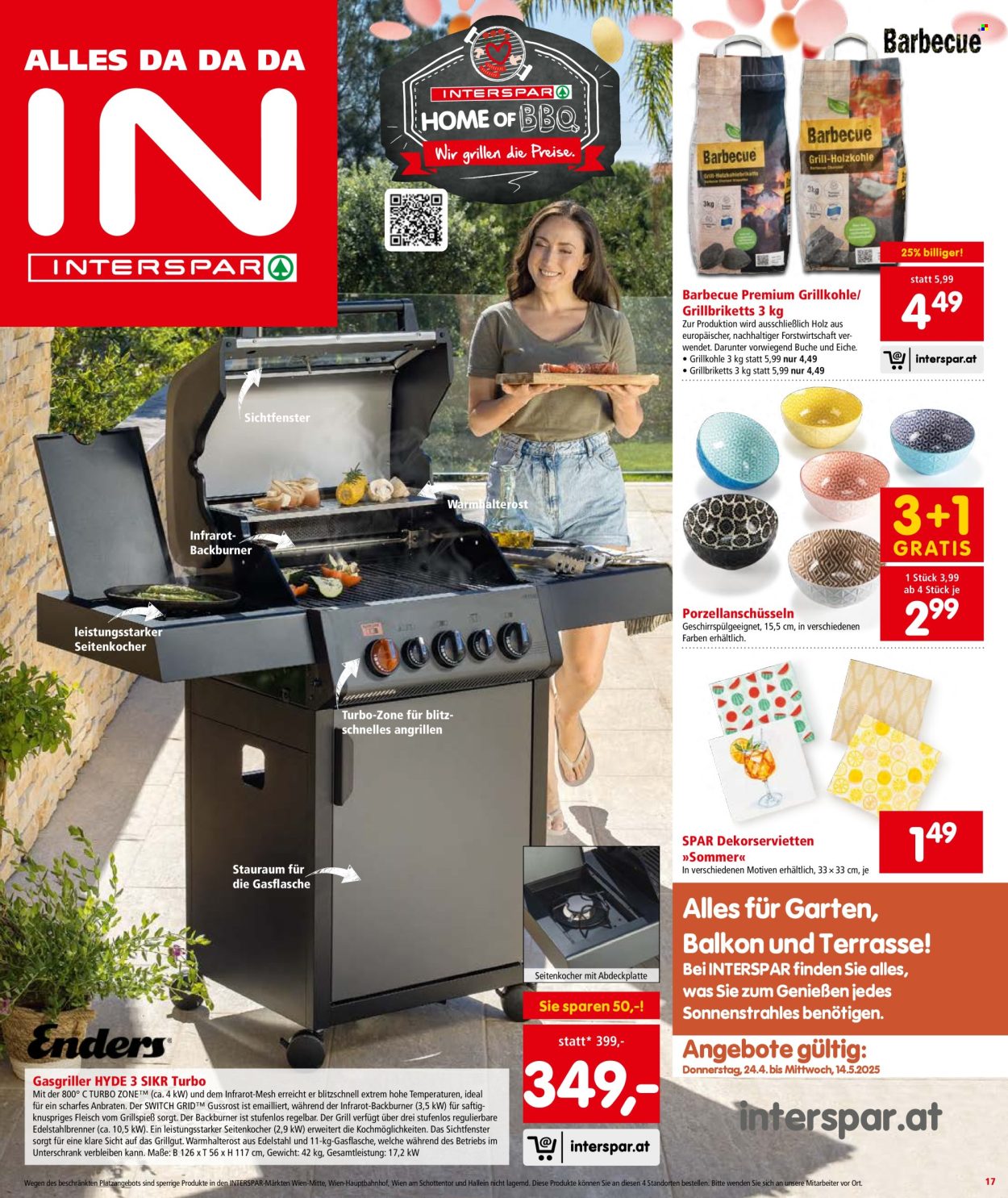 Angebote INTERSPAR - 24.4.2025 - 7.5.2025. Seite 1