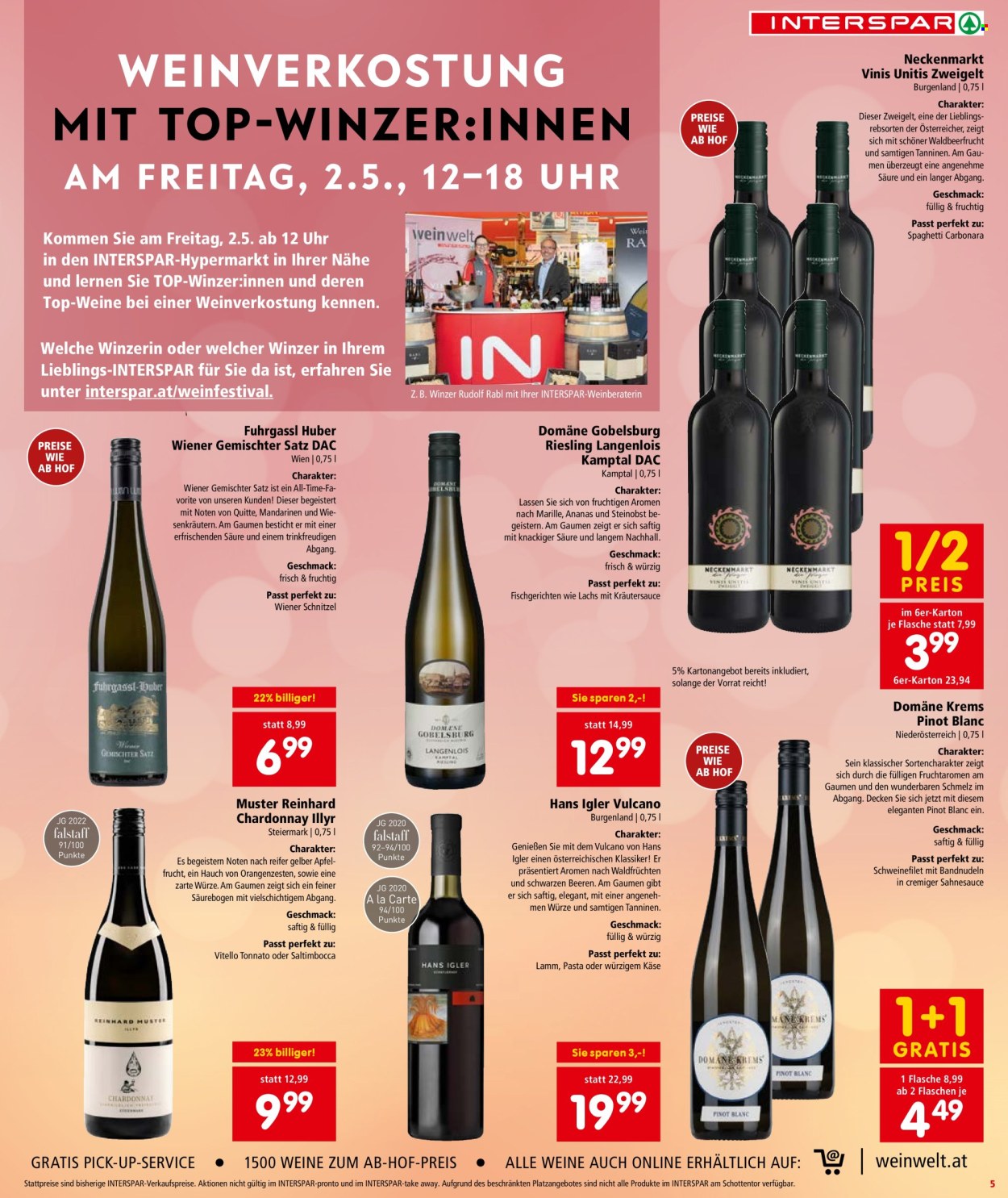 Angebote INTERSPAR - 24.4.2025 - 7.5.2025. Seite 1