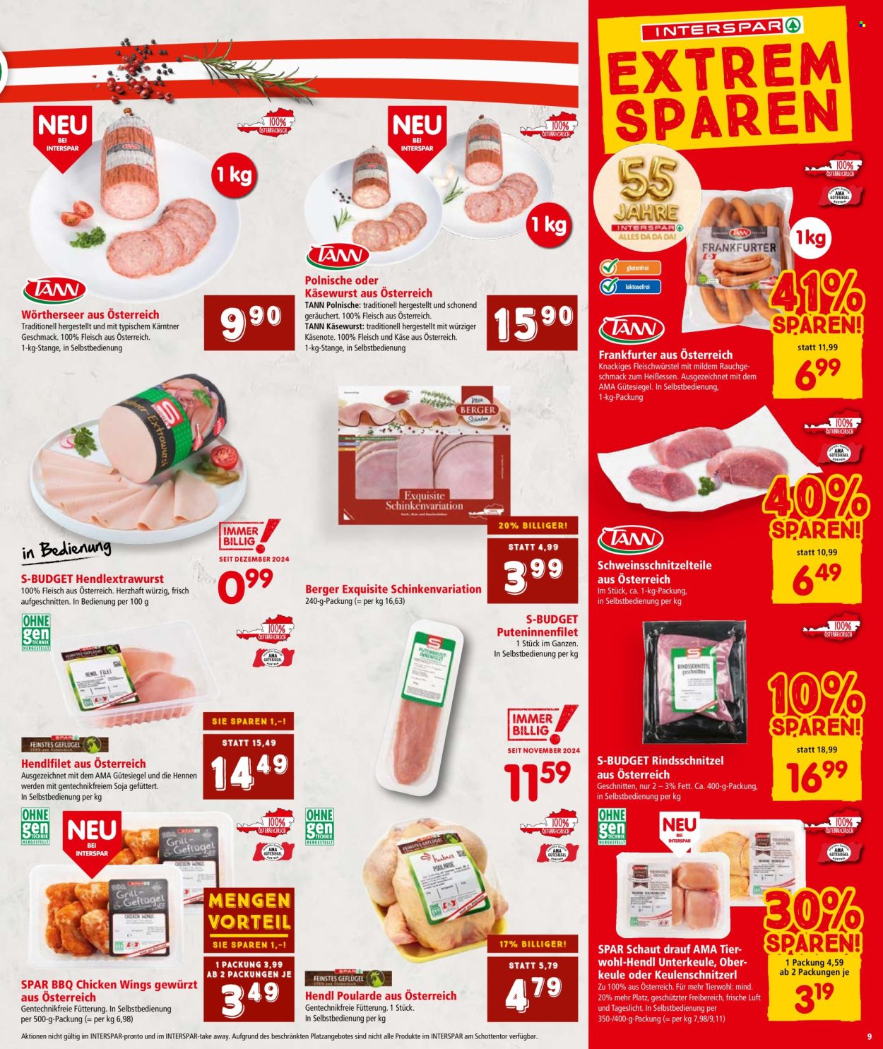Angebote INTERSPAR - 24.4.2025 - 7.5.2025. Seite 1