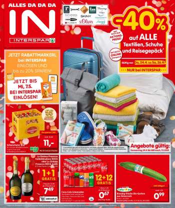 Angebote INTERSPAR - 24.4.2025 - 7.5.2025.