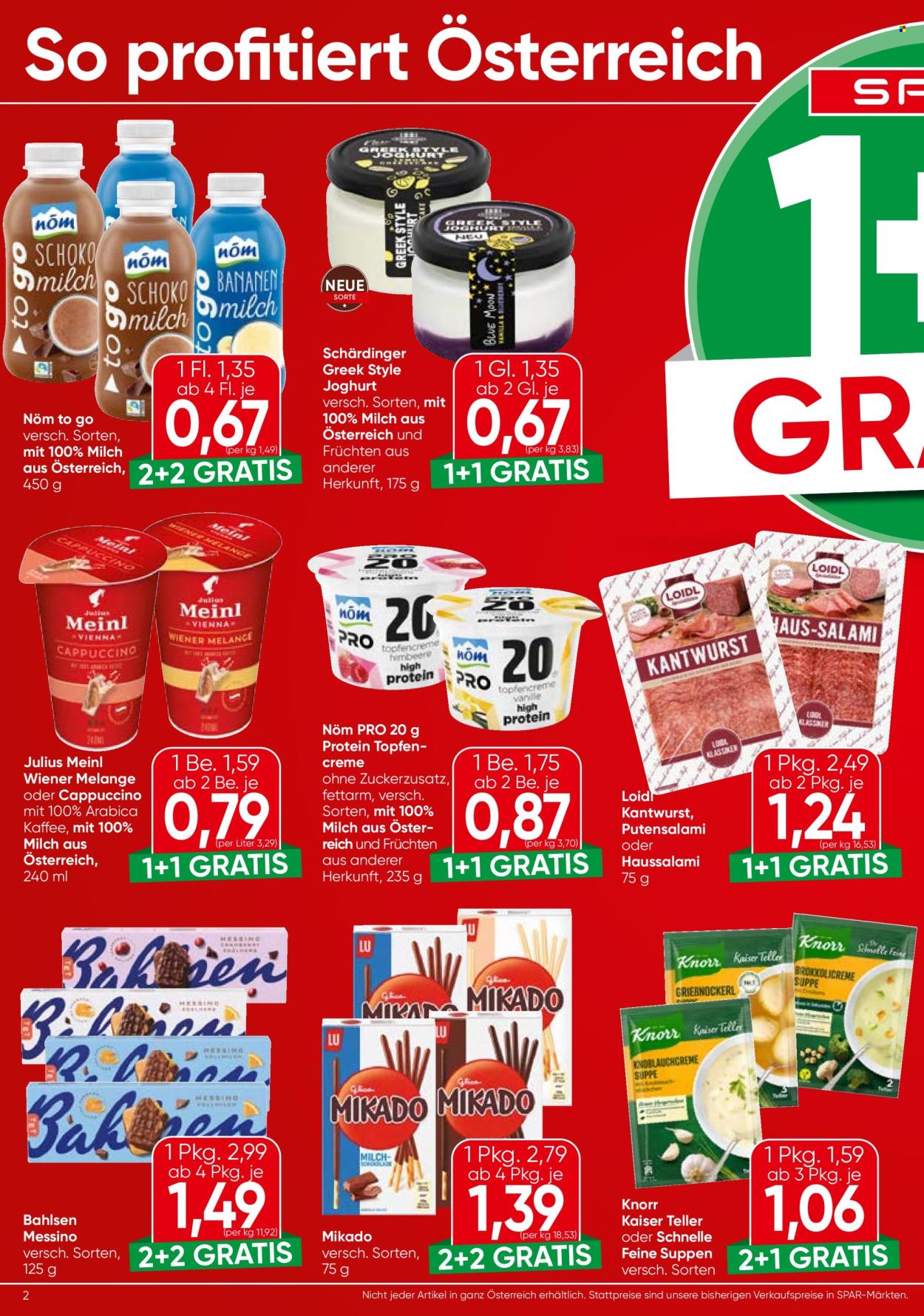 Angebote INTERSPAR - 24.4.2025 - 7.5.2025. Seite 1