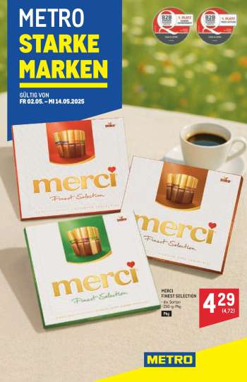Angebote Metro - 2.5.2025 - 14.5.2025.