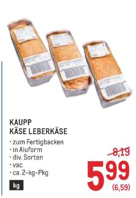 KAUPP KÄSE LEBERKÄSE