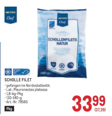 SCHOLLE FILET