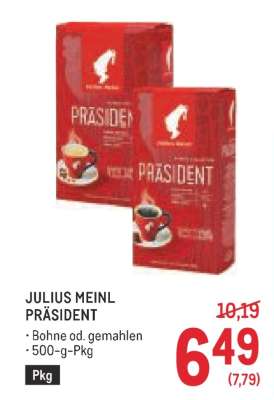 JULIUS MEINL PRÄSIDENT