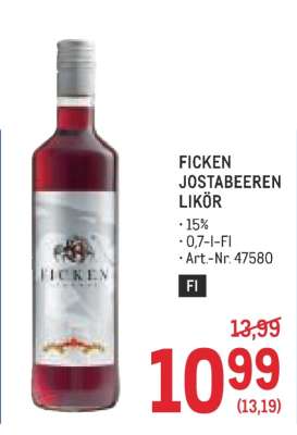 Ficken Jostabeeren Likör