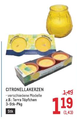 CITRONELLAKERZEN