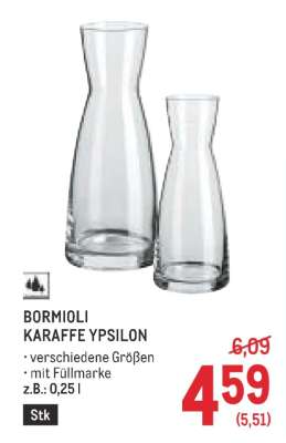 BORMIOLI KARAFFE YPSILON