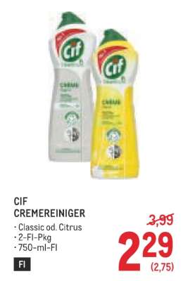 CIF CREMEREINIGER