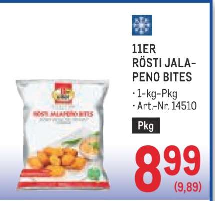 11ER RÖSTI JALAPENO BITES