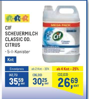 CIF SCHEUERMILCH CLASSIC OD. CITRUS